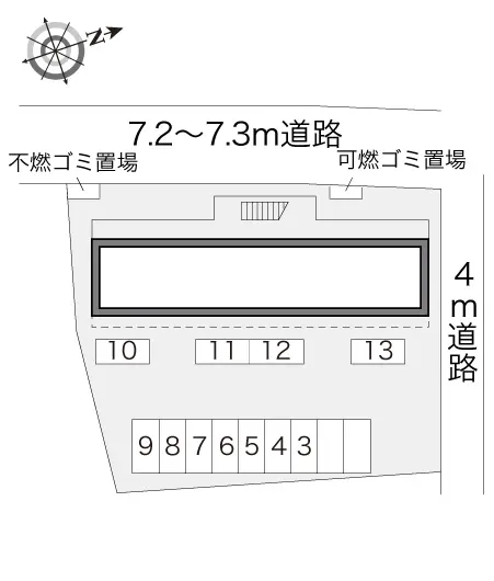 ★手数料０円★名古屋市西区児玉２丁目　月極駐車場（LP）